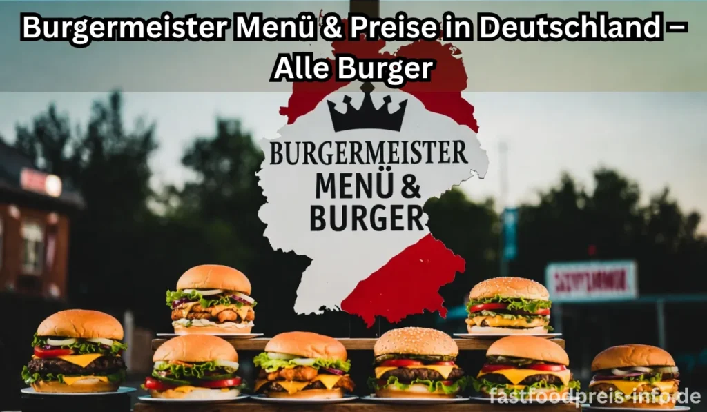 Burgermeister deutschland menü preise