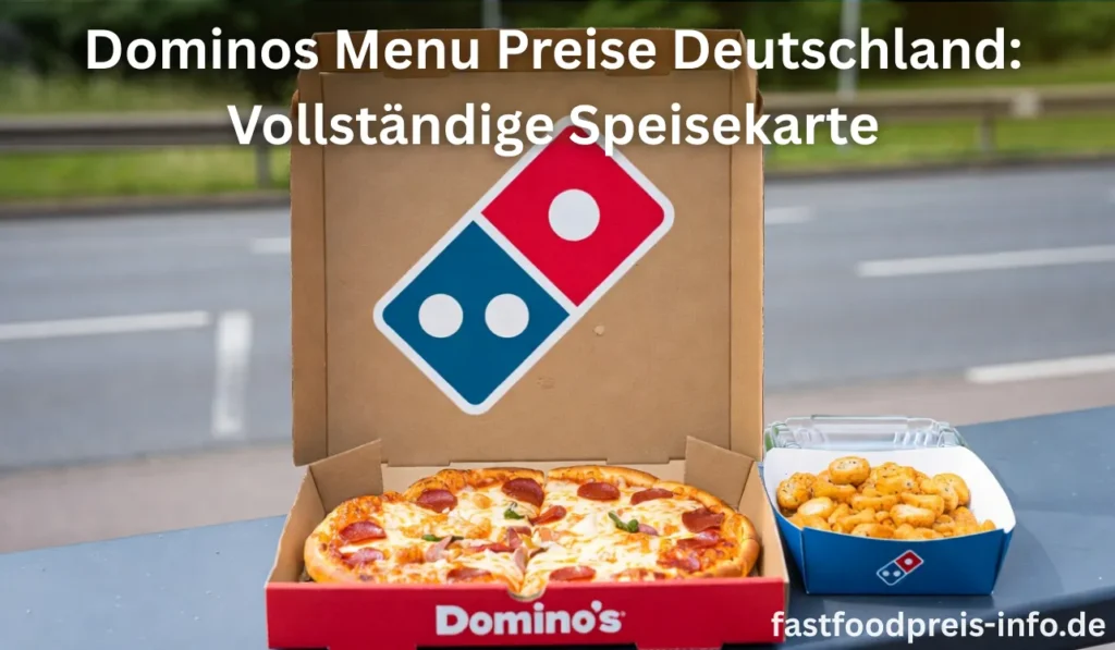Dominos menü preise Deutschland