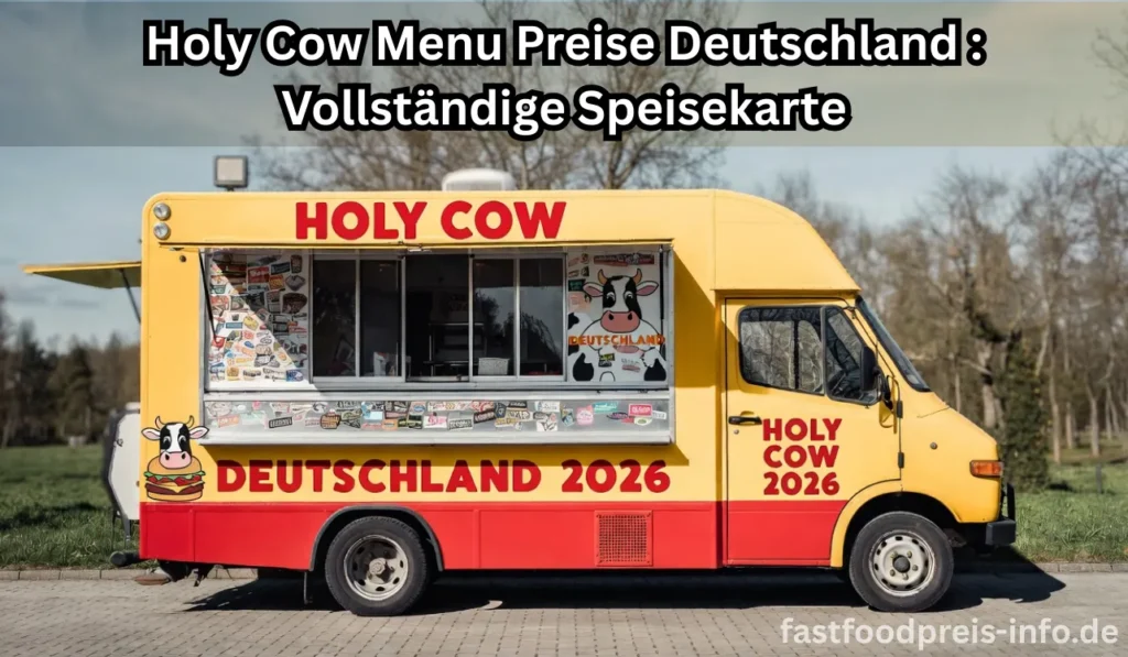 Holy Cow deutschland menü preise