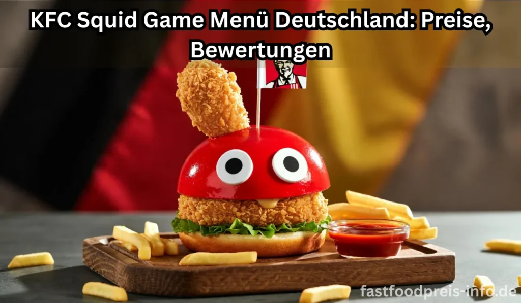 KFC Squid Game deutschland menü preise