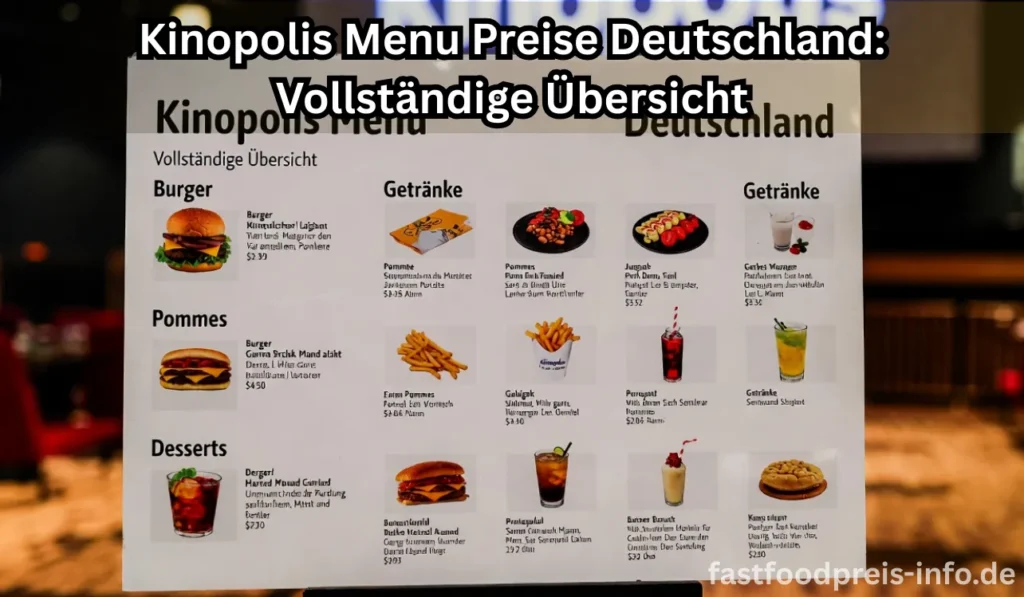 Kinopolis deutschland menü preise