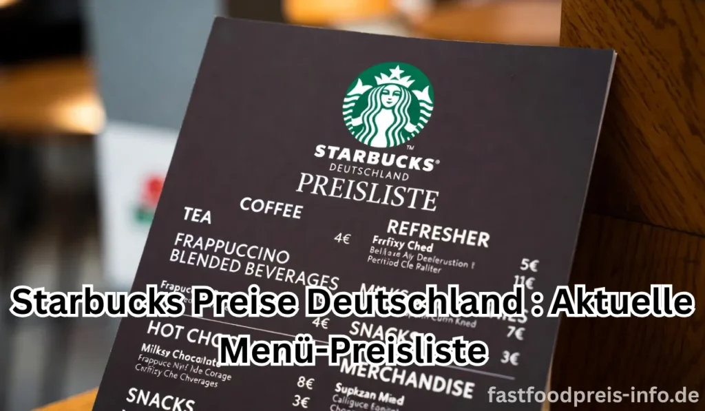 Starbucks Preise Deutschland