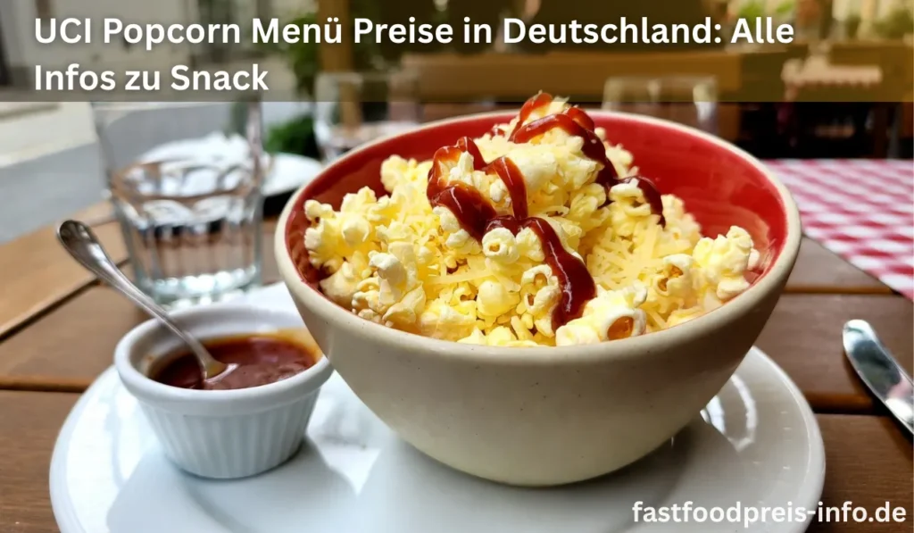 UCI popcorn menü preise deutschland