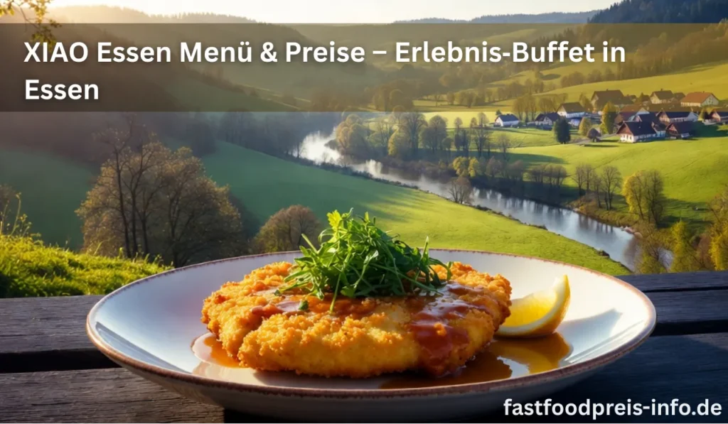 XIAO Essen menü preise deutschland