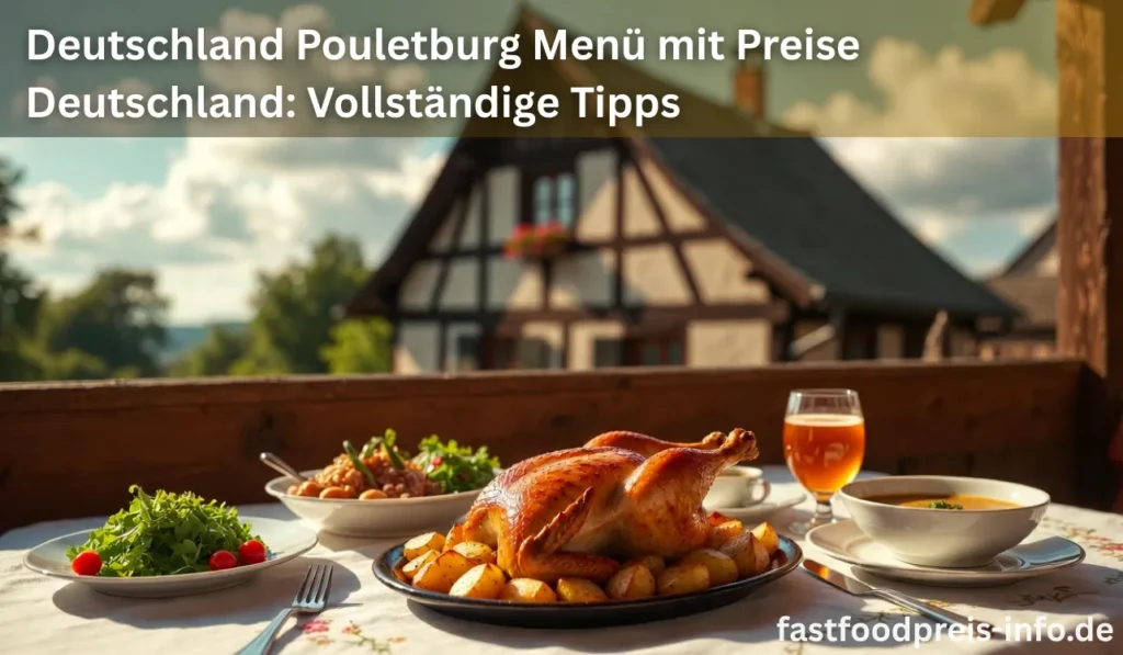 deutschland Pouletburg menü mit preise