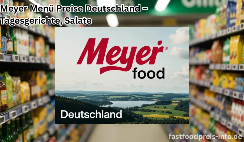 meyer menü preise deutschland